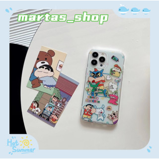 ❤️ส่งของขวัญ❤️ เคสไอโฟน 11 12 13 14 Pro Max เครยอนชินจัง การ์ตูน ความนิยม แฟชั่น สไตล์คู่รัก Case for iPhone สาวน่ารักหั