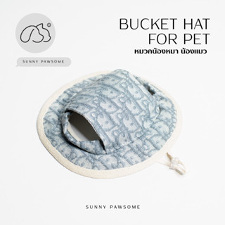 หมวกน้องหมา น้องแมว เกรย์ดิออร์ Bucket Hat