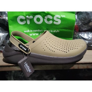 Crocs Lite Ride Clog รองเท้าแตะ แบบลำลอง มาใหม่สุดฮิต ใส่ได้ทุกเพศ มีส่วนลดราคา