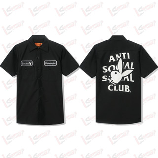 เสื้อ Anti Social Social Club x Playboy Photographer Work Shirt