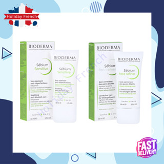 ฺBioderma sebium sensitive and Bioderma sebium pore refiner (แพคเกจต่างประเทศ)