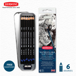 Derwent watersoluble sketching set I ชุดดินสอสเกตช์ระบายน้ำ