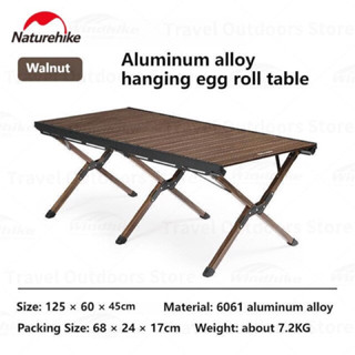 โต๊ะ Naturehike Folding Aluminum Alloy Camping Portable Outdoor โต๊ะปิคนิค โต๊ะแคมป์ปิ้ง