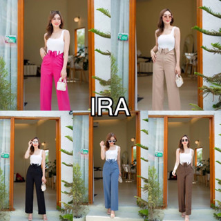 BY IRA 🌈กางเกงพับเอวมี 7 สี BOBBBY PANTS กางเกงผ้าทรงกระบอกพร้อมส่ง