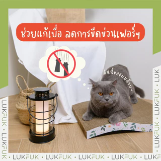 LUKFUK (ลูกฟูก) ที่ลับเล็บแมวกระดาษ ไซซ์ L (L Size Carton Cat Scratcher)