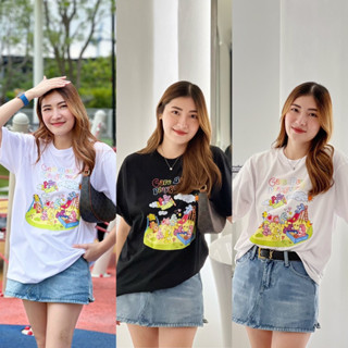 เสื้อยืดโอเวอร์ไซส์ แคแบสนามเด็กเล่น 🌈