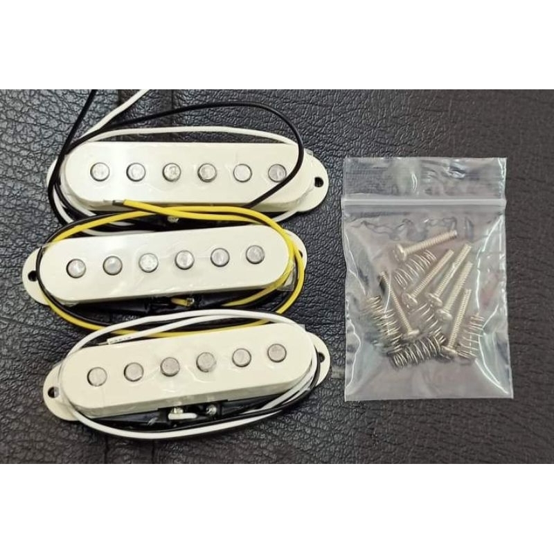 Pickup squier classic vibe 70 s' alnico ของแท้  3ตัว น็อตสปริงครบชุด คุณภาพดีเสียงดี