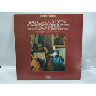 1LP Vinyl Records แผ่นเสียงไวนิล  BACH CEMBALO RECITAL  (J22D76)