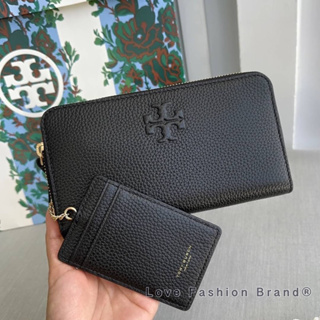 👑ผ่อน0%~แท้100%👑 กระเป๋าสตางค์ Tory Burch thea continental wallet &amp; Cardholder 86004