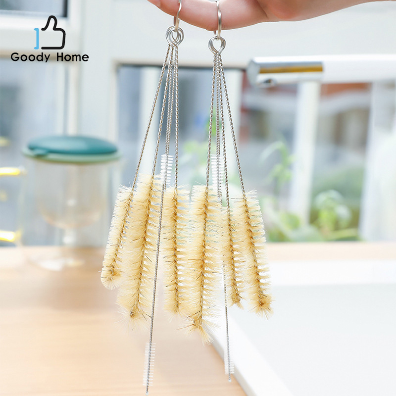 Goody Home ชุดแปรงขัดทำความสะอาดหลอดต่าง ๆ เช่น   หลอดทดลอง หลอดดื่มน้ำสแตนเลส  จำหน่าย 1 เซ็ท 5 ชิ้น หลายขนาด