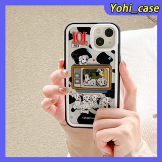 💕พร้อมส่ง💕iPhone 14 13 12 11 Pro Max เคส for เคสไอโฟน11 น่ารัก บางเบาพกพาง่าย การ์ตูน แฟชั่น ดัลเมเชี่ยน Case