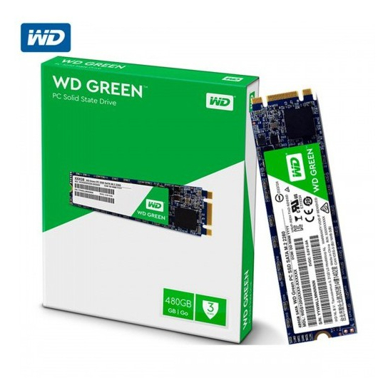 480GB SSD (เอสเอสดี) WD GREEN - SATA M.2 2280 (WDS480G3G0B) รับประกัน 3 - Y