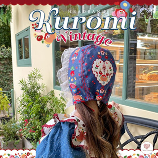 Kuromi Vintage Headband หมวกสไตล์วินเทจ ให้ฟีลแบบโลลิต้า Limited สวย เพิ่มความน่ารักให้กับชุดได้อย่างลงตัว