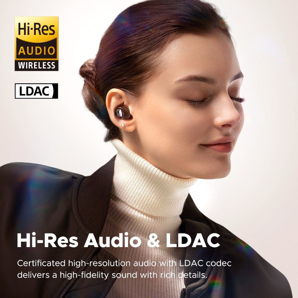 [ ประกันศูนย์ไทย 1 ปี ] SoundPEATS Engine4 หูฟังไร้สายที่เบสทรงพลัง รองรับ Hi-Res