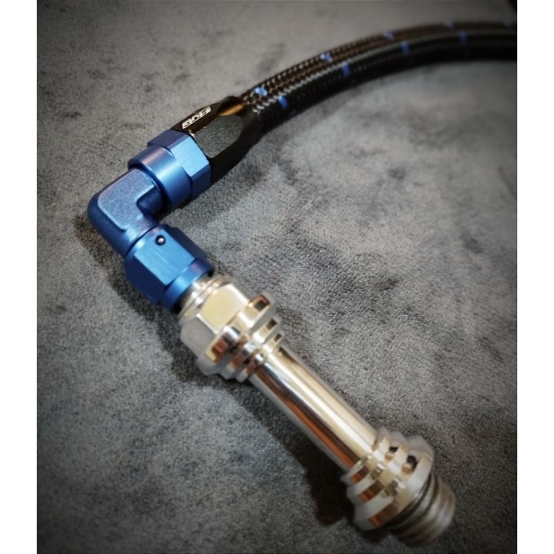 ฐาน/สาย ระบายน้ำมันเครื่อง หัวhyb เบอร์ 6. หลีด /giorno น้ำเงิน/ดำ