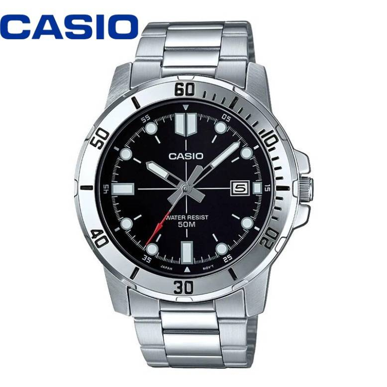 นาฬิกาผู้ชาย Casio รุ่น MTP-VD01D สายแสตนเลส