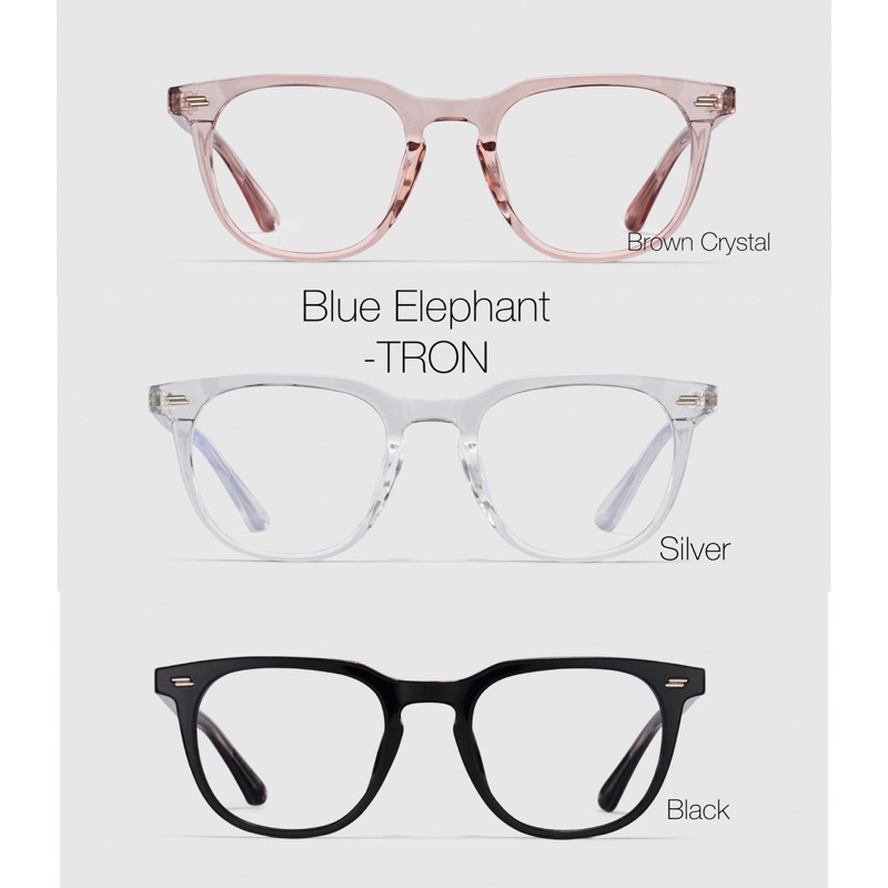 พรีเกาหลีแท้ BLUE ELEPHANT GLASSES แว่นตา กรอบแว่น เลนส์ใสปกติ