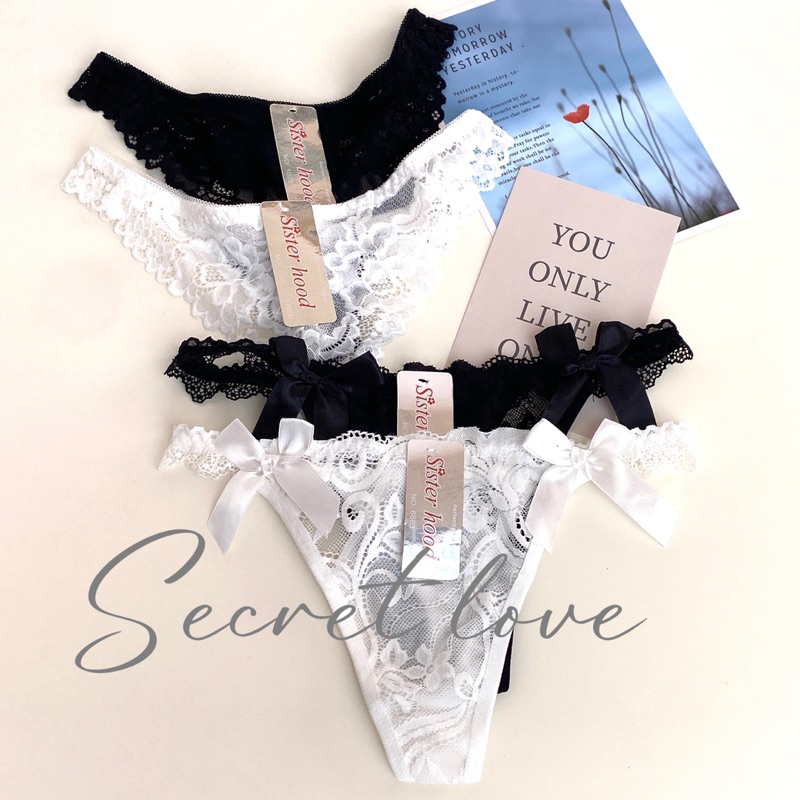 NEW G-string sister hood 1020,6883 ลูกไม้ทั้งตัว เซ็กซี่ สวยนิ่ม