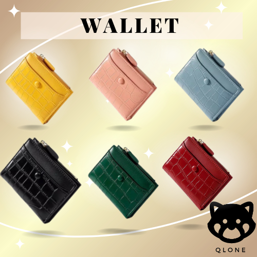 qlone กระเป๋าสตางค์สั้น