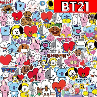 ✅พร้อมส่ง✅ Sticker BTS การ์ตูน ไดคัท 82 ชิ้น