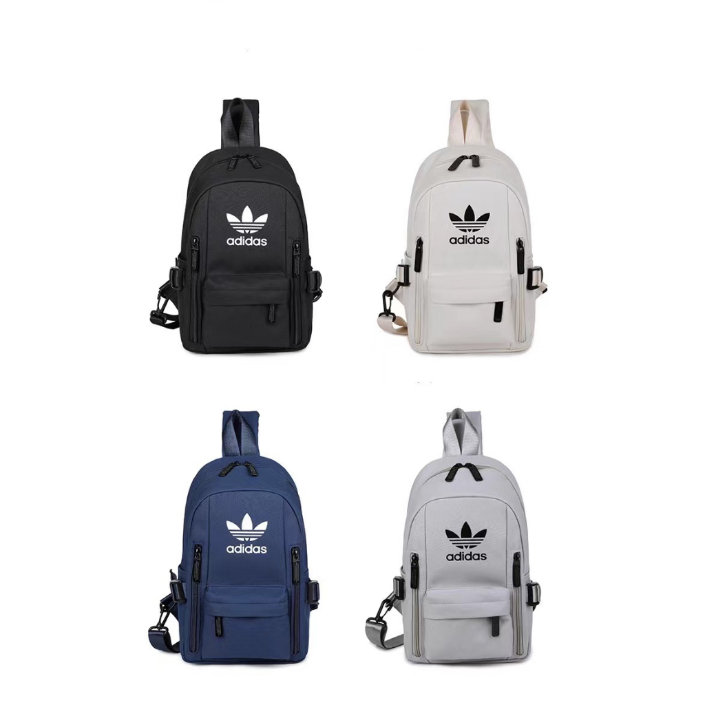 Adidasคุณภาพสูงกระเป๋าสะพาย กระเป๋ากีฬาลำลองผู้ชายและผู้หญิงกระเป๋าคาดหน้าอก