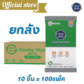 [ขายยกลัง] ทิชชู่เปียก ANAN Wet Wipes Alcohol ผ้าเช็ดทำความสะอาด ผสมแอลกอฮอล์ 10 แผ่น/แพ็ค @C90501