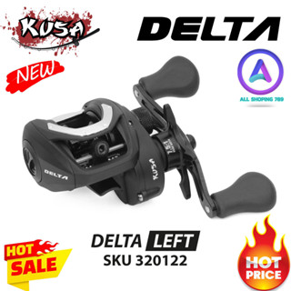 รอกหยดน้ำ Kusa Delta (เดลต้า) รอกเบท Bearing 4+1 Gear Ratio 7.5:1 มีทั้งหมุนซ้าย-ขวา น้ำหนัก 190 กรัม