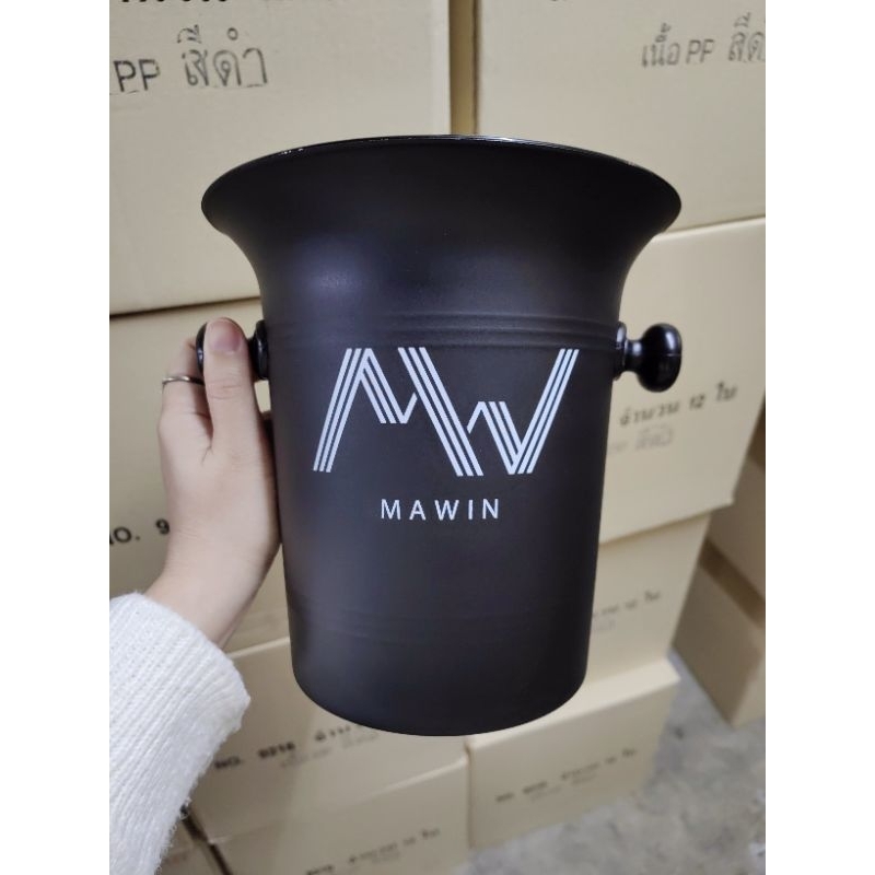 ถังแช่ไวน์🍾🍾สีดำ🖤🖤Black Unbreakable พลาสติกPP ตกไม่แตก!! ขนาด 3.25 ลิตร - รูปที่ 7