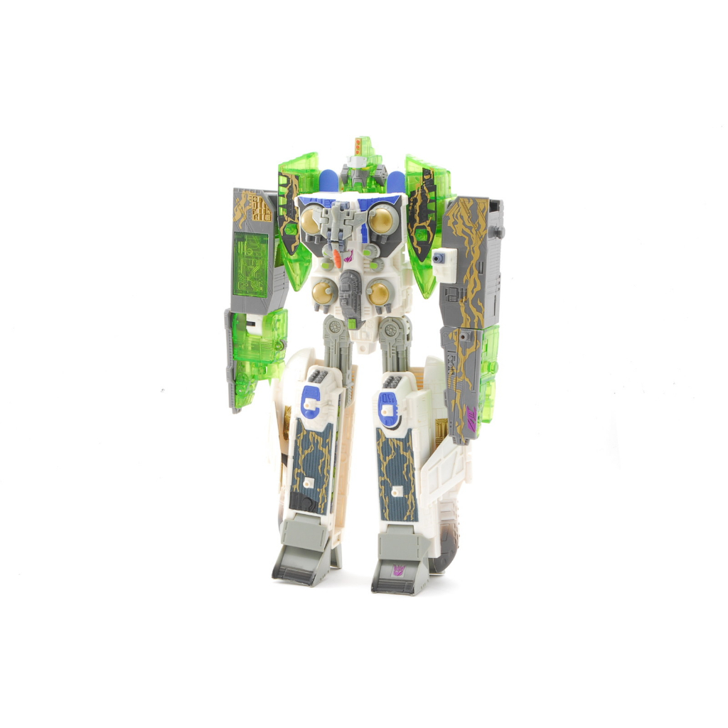 Near Mint Takara Transformers Sd04 โช้คเวฟ ผลิตในปี 2003 จากญี่ปุ่น Near Mint หม้อแปลงทาคาร่า Sd04 โ