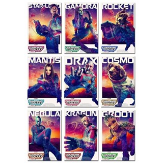 (ครบ9ลาย) โปสการ์ด Guardians of the Galaxy 3 Postcard Guardian of the Galaxy Vol.3 การ์เดี้ยนออฟเดอะกาแล็กซี่ SF Cinema