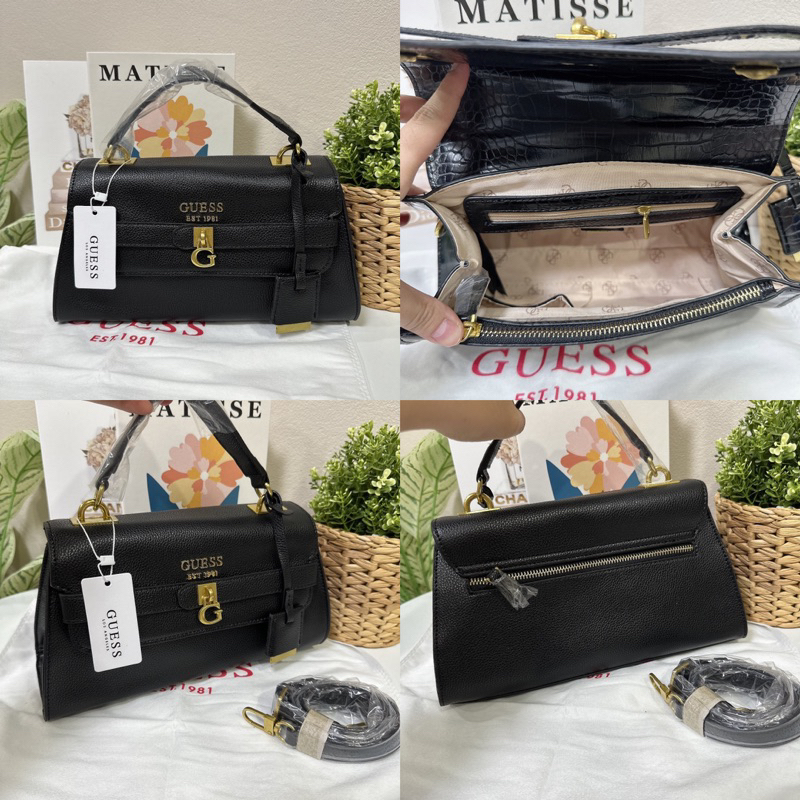 กระเป๋าถือมีสะพายยาว guess ดูไฮ สไตล์ k รุ่นขายดี รีบตำก่อนหมด