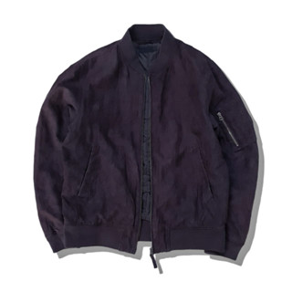 UNIQLO Dark Brown Bomber Jacket(L) รอบอก 46”