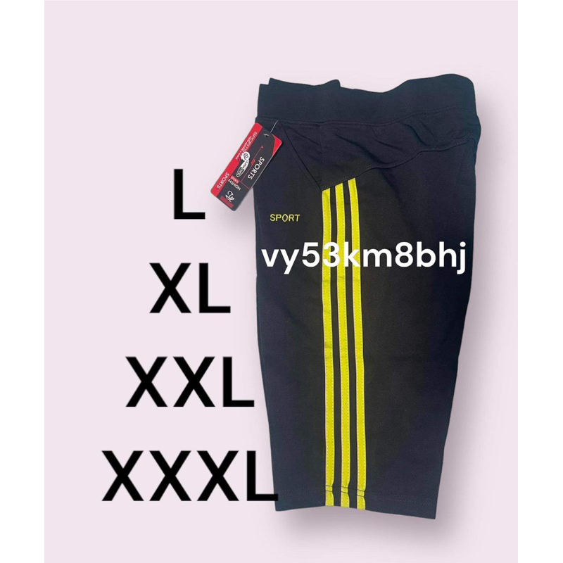 กางเกงขาสามส่ว ใส่ออกกำลังกาย แถบของกางเกงอาจจะมี 3 แถบ 2 แถบสลับกันแล้วแต่ละรอบของ เข้ามาใหม่นะคะ