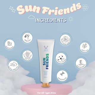 💜SUN FRIENDS SUNCREAM PROTECTION SUNSCREEN💜Perfect Defense Suncream Protection Sunscreen SPF50PA+++ UVA,UVB