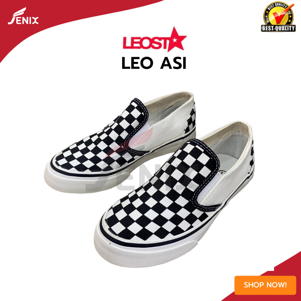 รองเท้าแบบสวม LEO LEOST รุ่น ASI ใส่ทำงาน ใส่เที่ยว ใส่เรียน