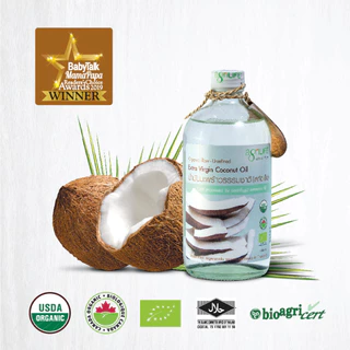 อะกรีไลฟ์ น้ำมันมะพร้าวสกัดเย็น ออแกนิค 450 มล. - Extra Virgin Coconut Oil Organic 450ml Agrilife brand
