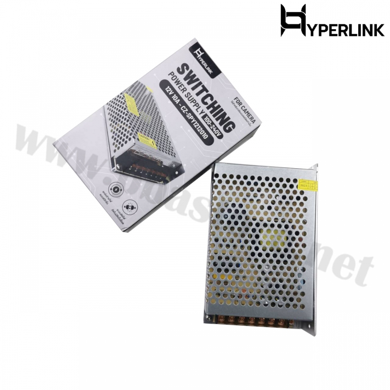 SWITCHING POWER SUPPLY 12V 10A HYPERLINK รุ่น CZ-SPY1212010