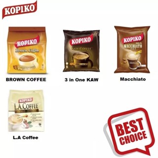 กาแฟ KOPIKO KAW 3IN1 (kopiko kaw coffee 20g×27sachets/kopiko brown coffee 25g×24sachets/kopiko L.A coffee 20g×24sachets)