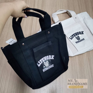 ของแท้ 💯% LIFEWORK Arch Logo Canvas 2Way Tote Bag