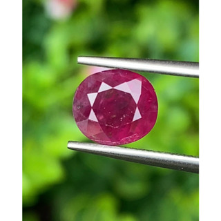 พลอย ทับทิม พม่า (Burmese Ruby Sapphire) 2.22 กะรัต พลอยแท้ อัญมณีมงคลประจําวันเกิด เครื่องประดับพลอย