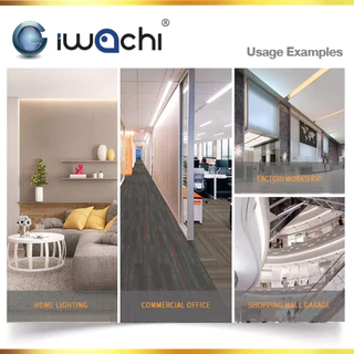 IWACHI หลอดไฟนีออน LED T8 20 วัตต์ ไฟ LED โคม LED โคมเพดานบ้าน ห้องนอน โรงรถ (แสงสีขาว) แพ็ค 1 หลอด