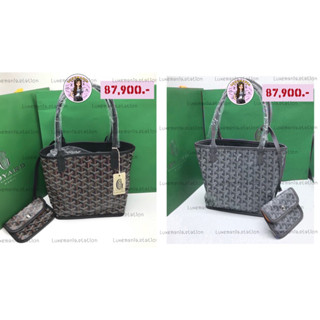 👜: New!! Goyard Anjou Mini in Grey‼️ก่อนกดสั่งรบกวนทักมาเช็คสต๊อคก่อนนะคะ‼️