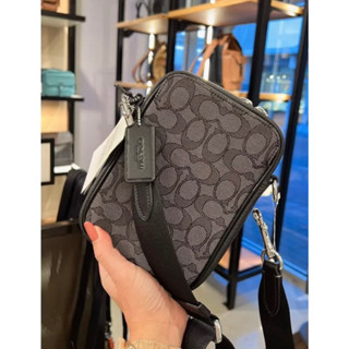 ✴️แท้ 💯% Stanton Crossbody In Signature Jacquard CH097