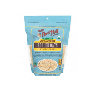 Bobs Red Mill Organic Regular Rolled Oats 454g โรลโอ๊ต ข้าวโอ๊ตแผ่น รีดแบน ออร์แกนิค