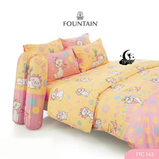 Fountain ชุดผ้าปูที่นอน (รวมผ้านวม) แมวมารี Marie FTC143