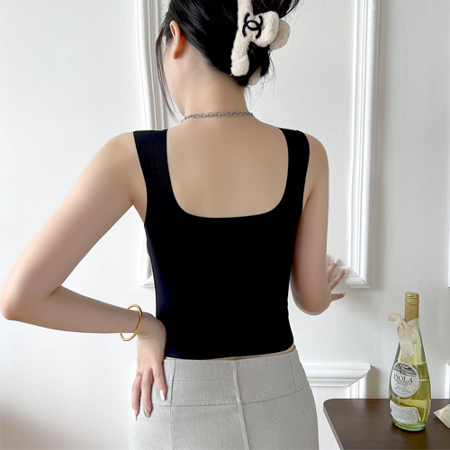 ครอปเสื้อกล้าม  เสื้อครอปไร้ขอบ ชุดชั้นใน สปอร์ตบรา ผ้าลื่น  เย็นสบาย  พร้อมส่ง รุ่น L1084 - รูปที่ 6