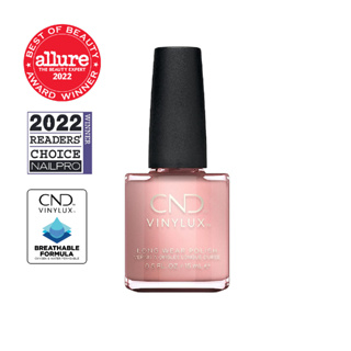 CND VINYLUX สีทาเล็บกึ่งเจล สี Strawberry Smoothie 0.5 oz. (15 ml.) นำเข้าจากอเมริกา