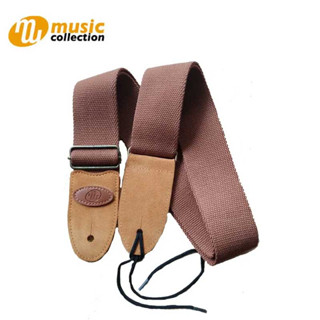 สายสะพายกีตาร์ MUSIC COLLECTION BROWN GUITAR STRAP