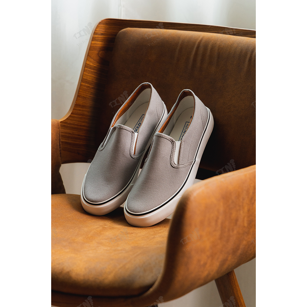 ถูกสุด•ส่งไว•แท้ชัวร์💯Gold city รุ่นNS011 โกลซิตี้รองเท้าผ้าใบสวมSlip-on ทรงสลิปออน Size 38-45