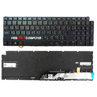 KEYBOARD คีย์บอร์ด Dell Inspiron 5584 5590 5593 5594 5598 7590 7591 7791 inspiron 15 3501 3502 3505 5501 5502 5508 5584